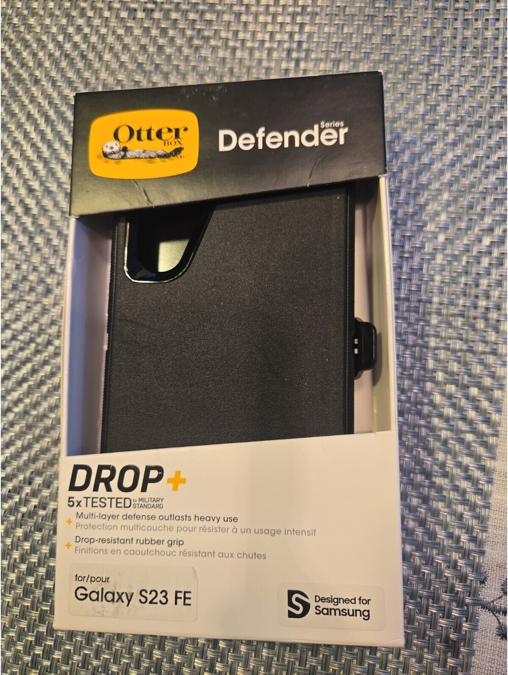 OtterBox Defender Series Case & Holster for Samsung Galaxy S23 FE - Black